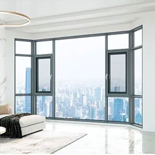 L型平开窗图片